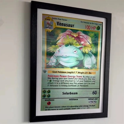 Poster 3D pokemon lenticular Blastoise/Charizard/Venusaur